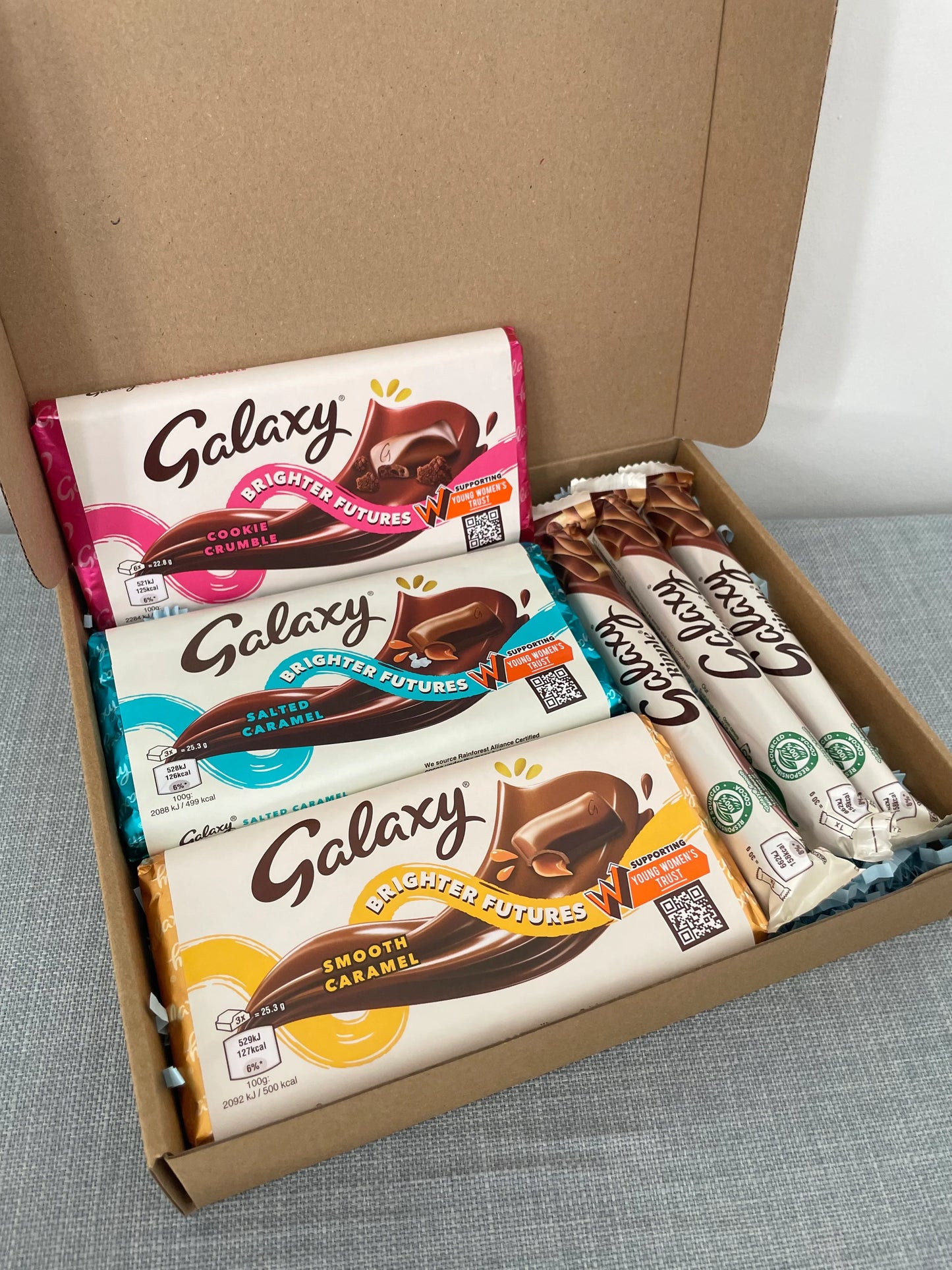 Galaxy Cookie Crumble & Milk Chocolate Block Bar 114g
