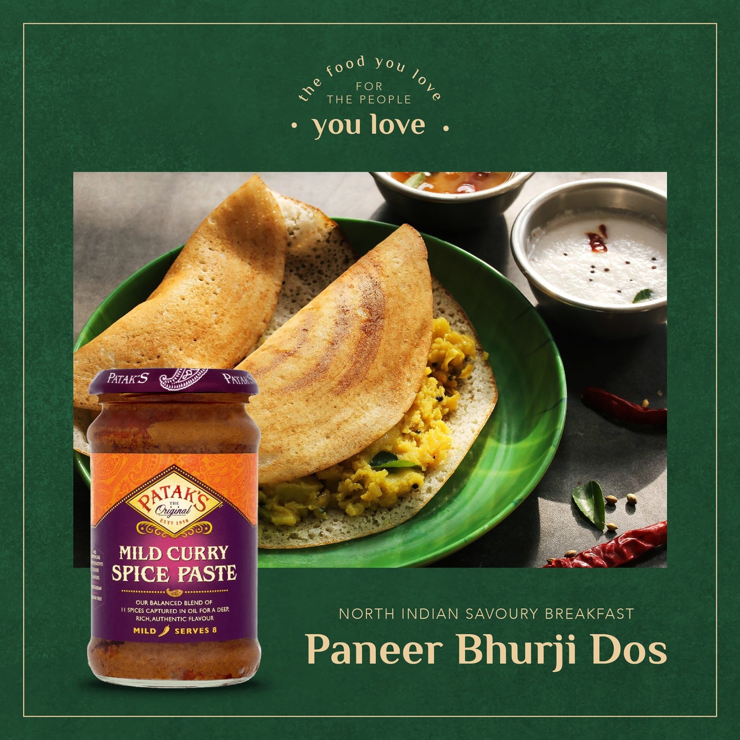 Pataks The Original Mild Curry Spice Paste 283g