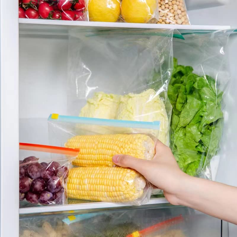 TidyZ Double Zipper Food Bags 30 Packs
