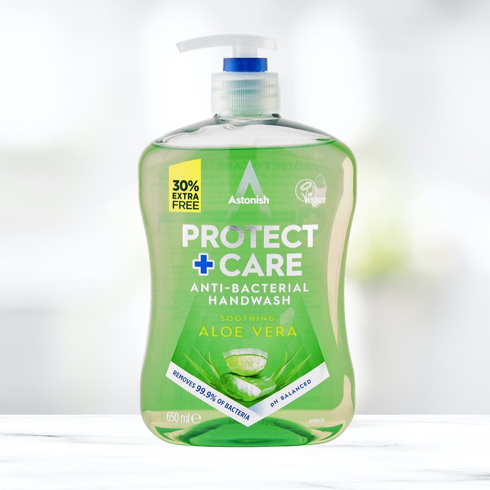 Astonish PMP Anti-Bacterial Aloe Vera Handwash 600ml