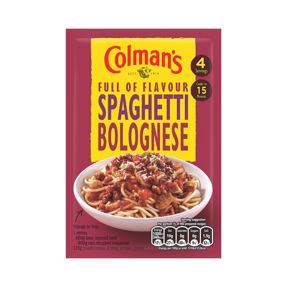 Colman's Spaghetti Bolognese Sauce Powder Mix 44g