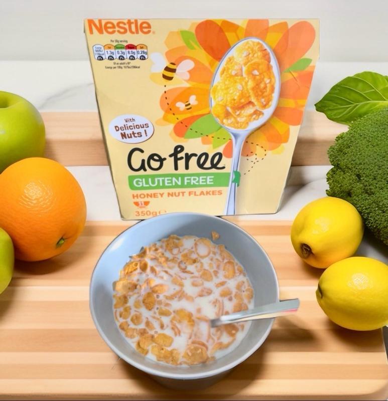 Nestle Go Free Gluten Free Honey Nut Flakes 350g