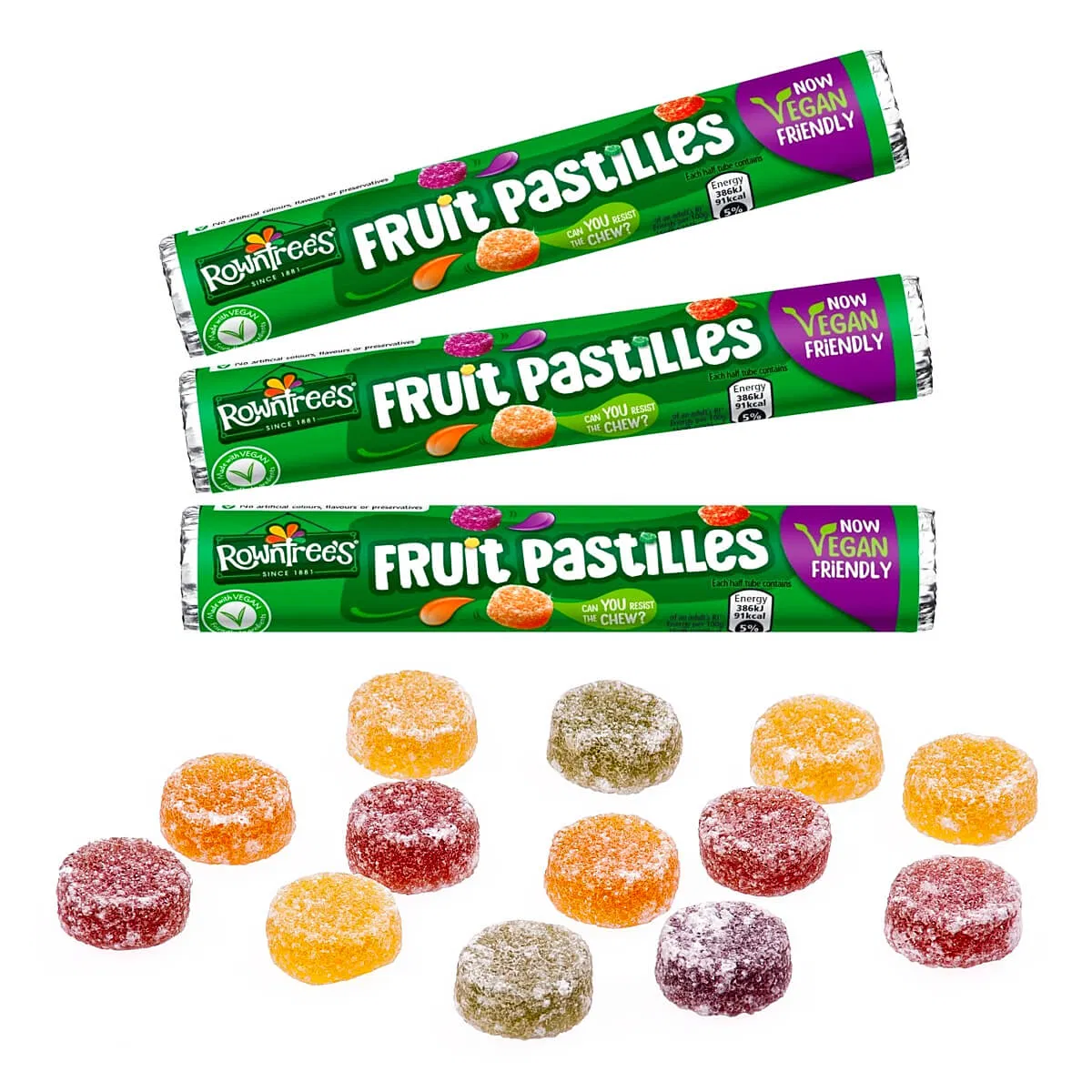 Nestle Rowntrees Fruit Pastilles 4 pack 164g