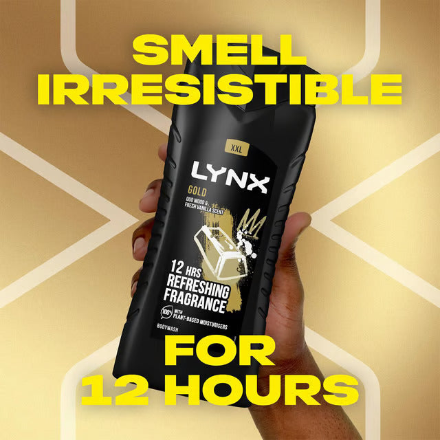 Lynx Gold Refreshing Fragrance Shower Gel Body Wash 225ml