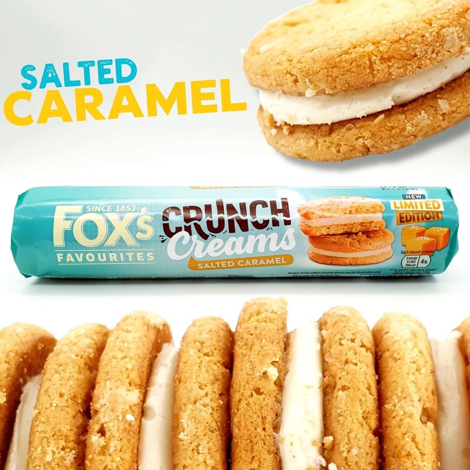 Fox Favourites Crunch Creams Salted Caramel 200g