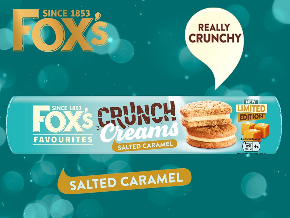 Fox Favourites Crunch Creams Salted Caramel 200g