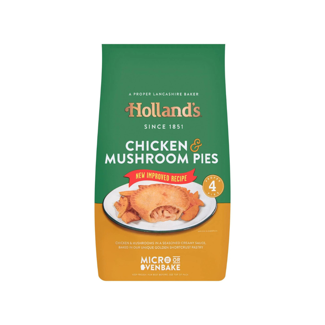 Hollands Chicken And Mushroom 4 Pie
