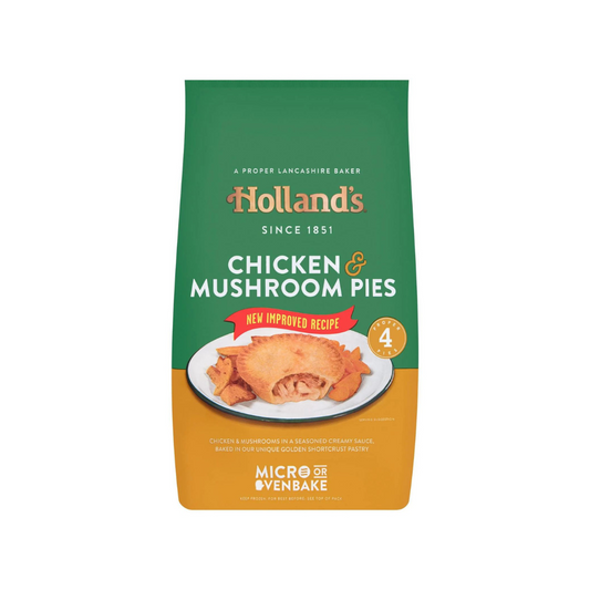 Hollands Chicken And Mushroom 4 Pie