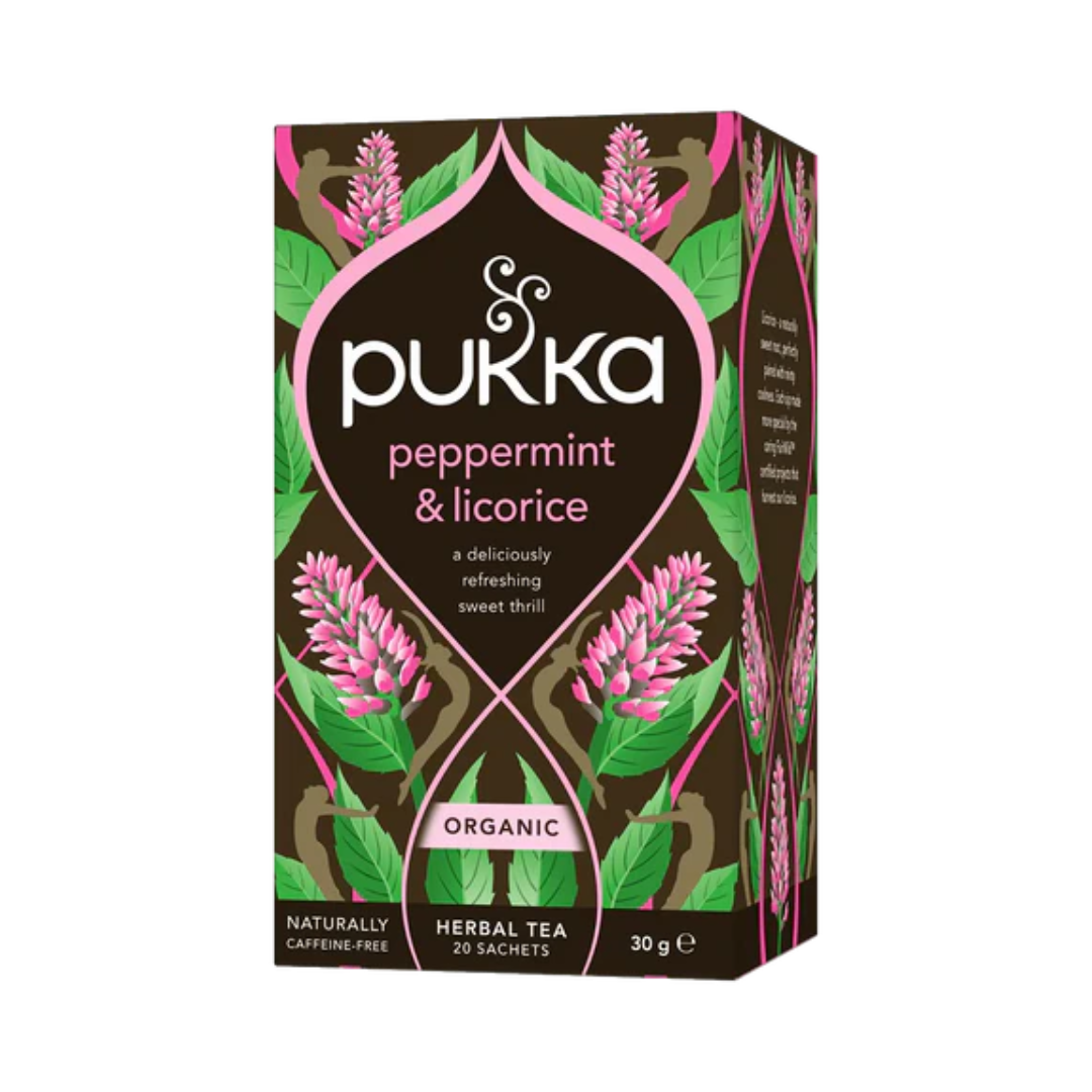 Pukka Peppermint & Licorice Herbal Tea 20pcs 30g