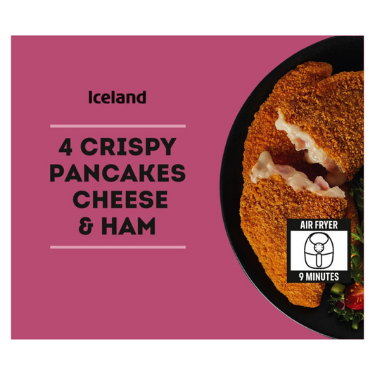 Iceland 4 Crispy Pancakes Cheese & Ham 250g