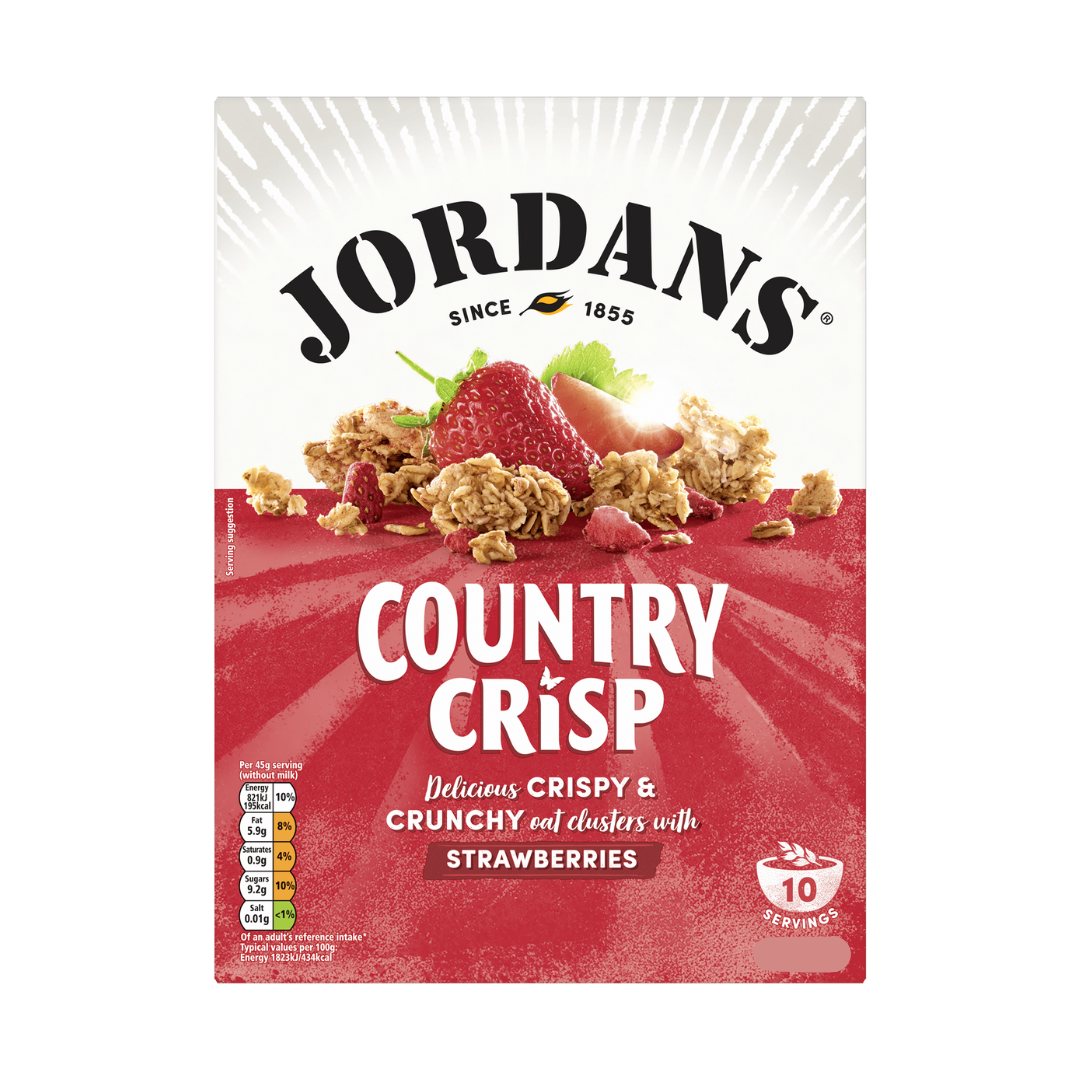 Jordan's Country Crisp Strawberry Cereal 400g