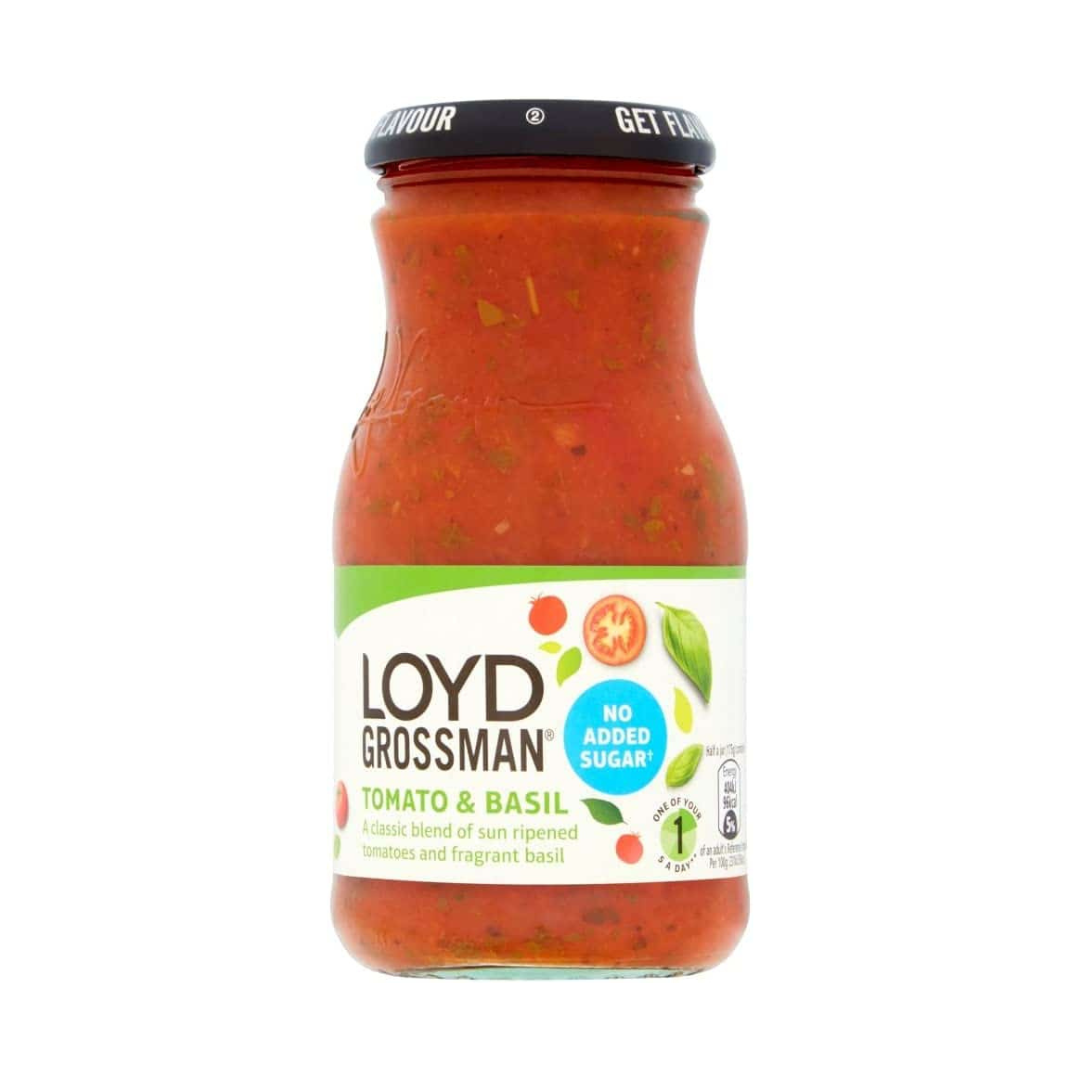 Loyd Grossman Tomato And Basil Pasta Sauce 350g