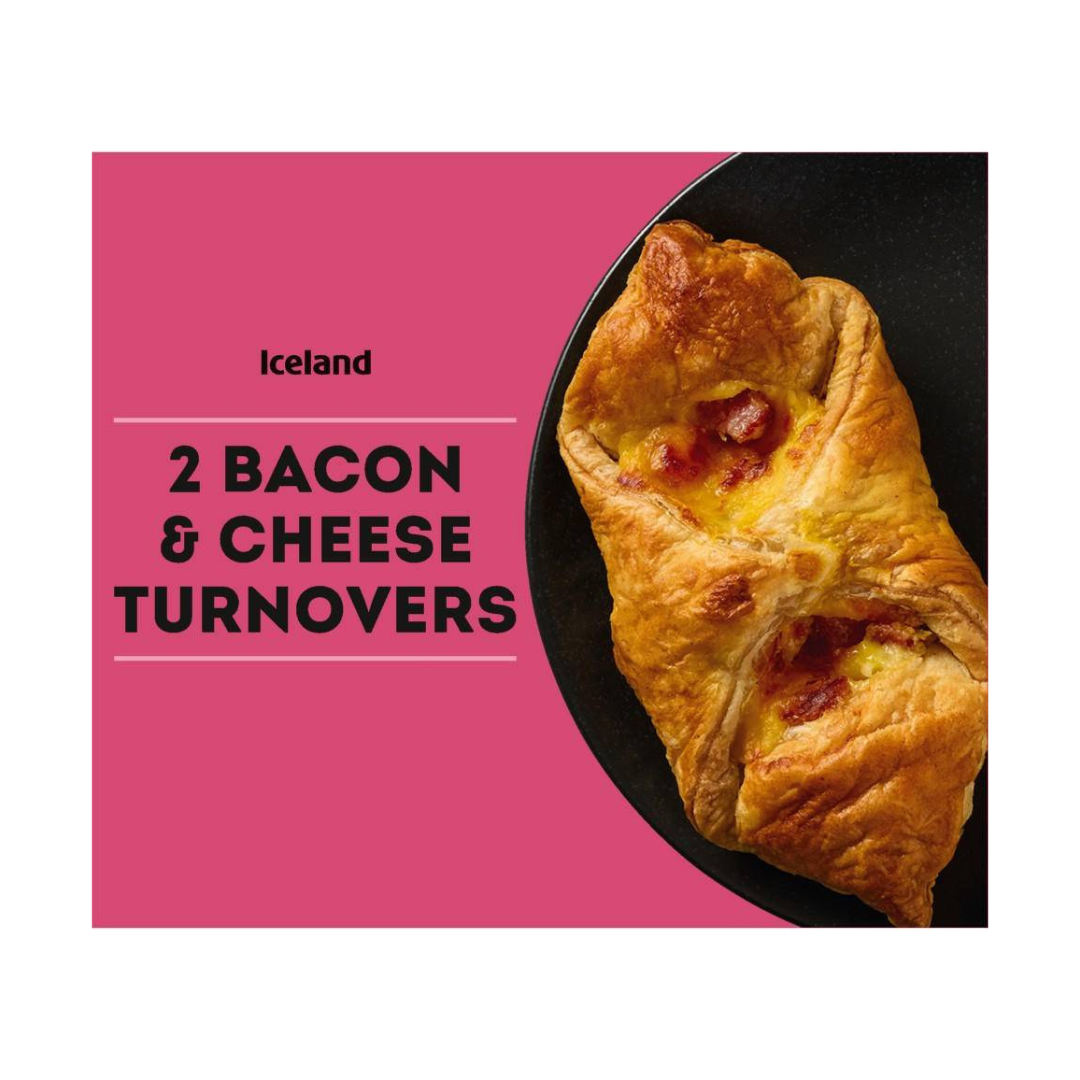 Iceland 2 Bacon & Cheese Turnovers 180g