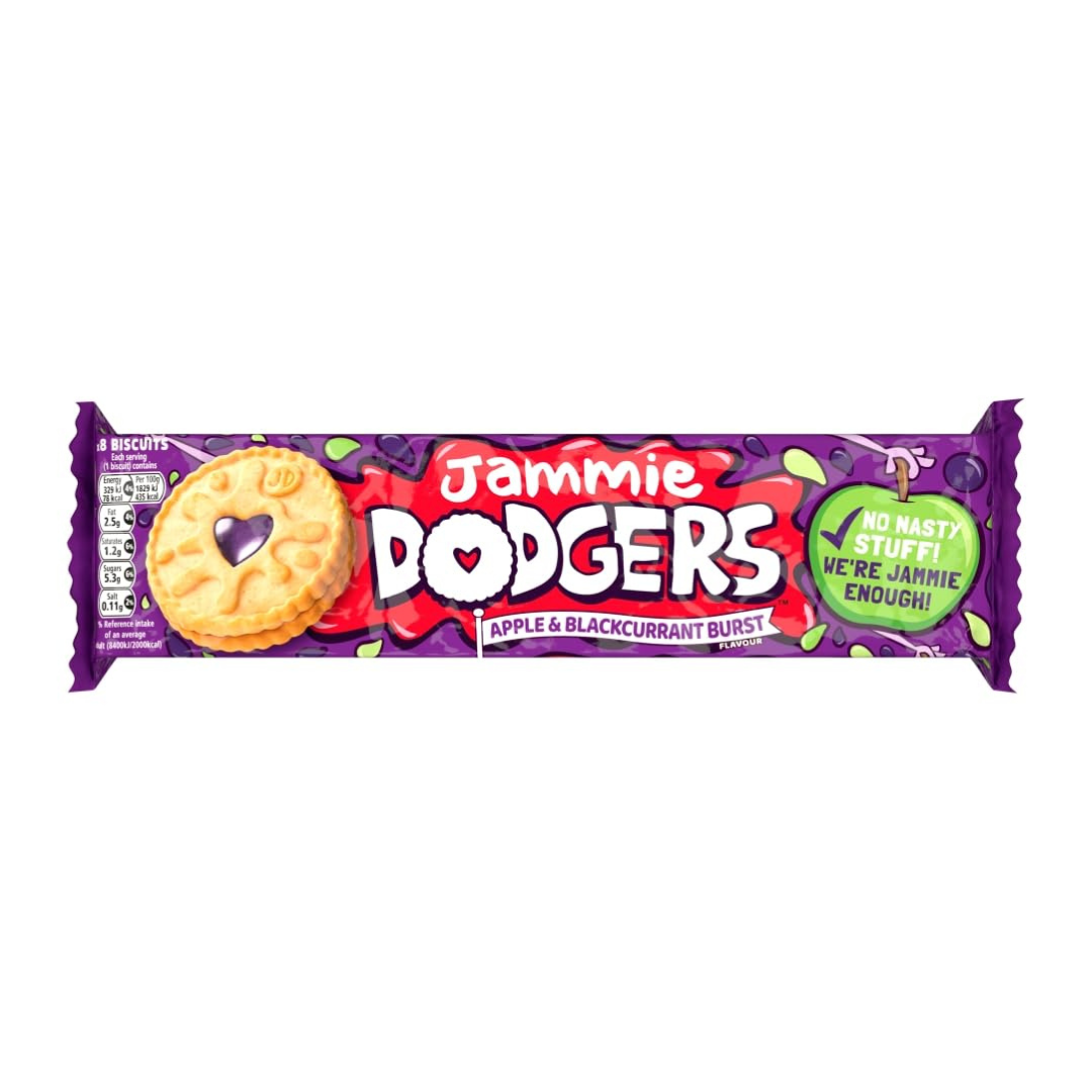 Jammie Dodgers Apple & Blackcurrant Biscuits 140g