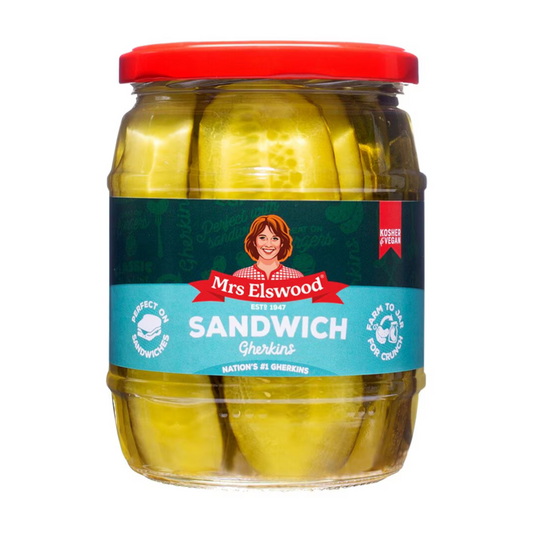Mrs Elswood Sandwich Slices Cucumbers 540G
