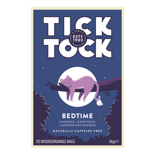 Tick Tock Wellbeing Bedtime 20 Tea Bags 36g