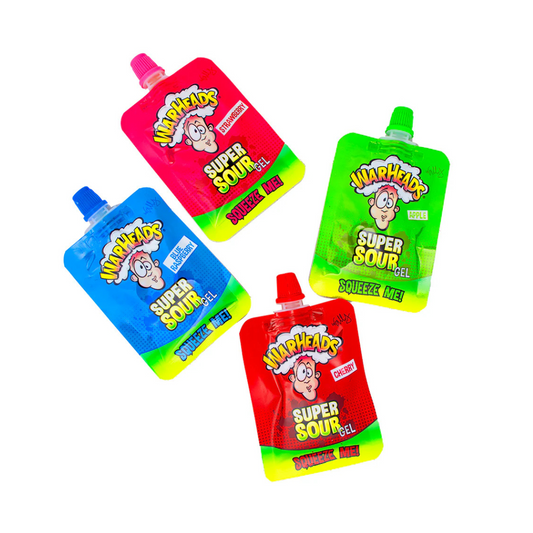 Warheads Super Sour Gel 4 Flavors (4x20g)