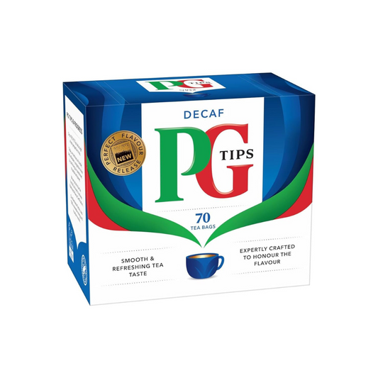 PG Tips 70 Pyramid Tea bags The Tasty Decaf 203g