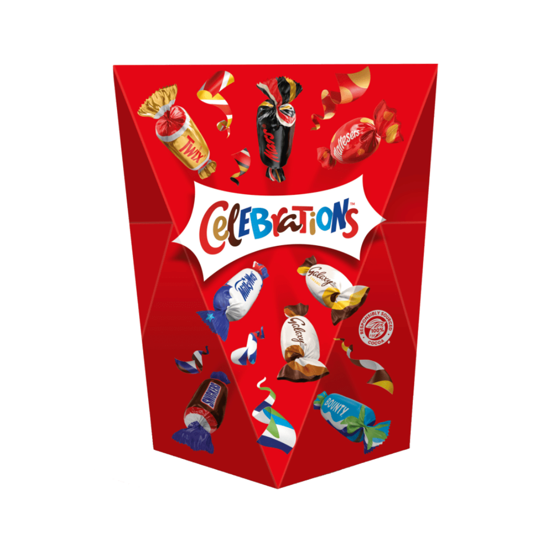 Mars Celebrations Assorted Chocolates Pop Box 185g