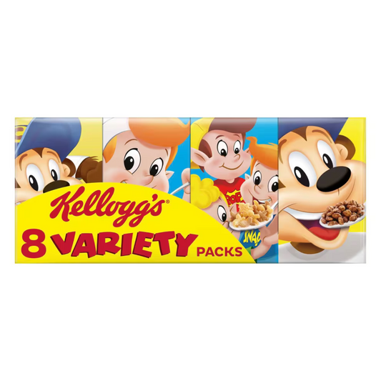 Kellogg's 8 Variety Cereal  Packs 196g