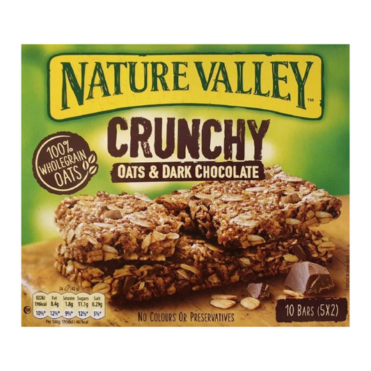 Nature Valley Crunchy Oats & Dark Chocolate Cereal 10 Bar 210g