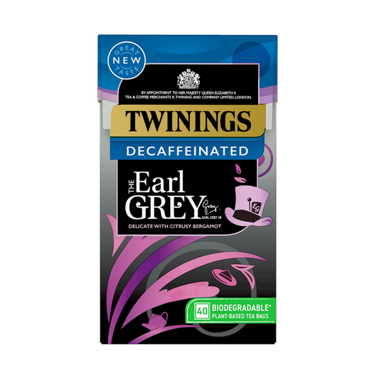 Twinings Earl Grey Decaffeinated 40 Tea Bags 100g