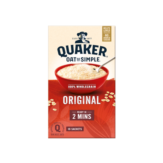 Quaker Oat So Simple Original Porridge Cereal 10 Pack 270G