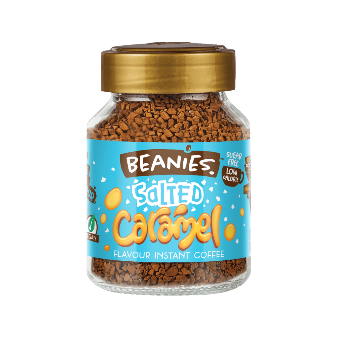 Beanies Salted Caramel Flavoured Instant Coffee 50g
