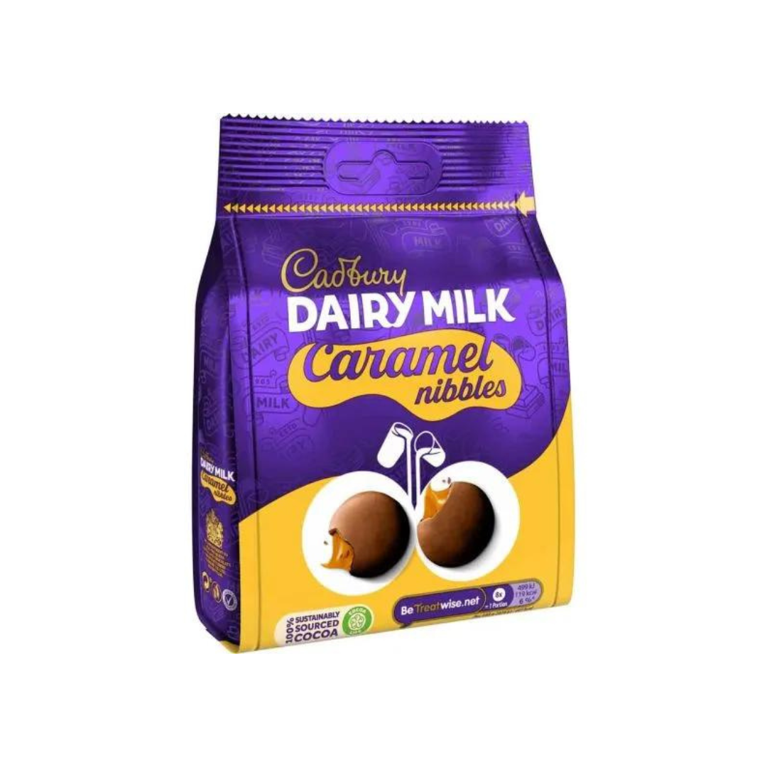 Cadbury Dairy Milk Caramel Chocolate Nibbles 100g