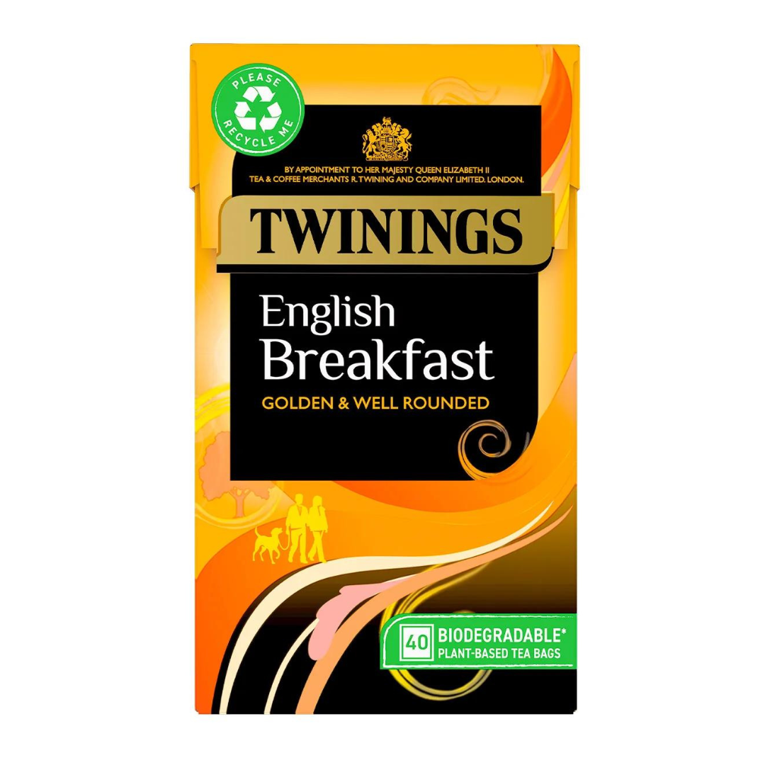 Twinings English Breakfast 40 Tea Bags 100g