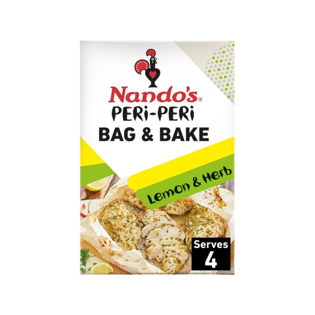 Nandos Peri Peri Bag & Bake Lemon & Herb Extra Mild Powder Mix 20g