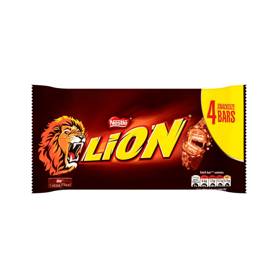 Nestle Lion Choco bar 4 pack 120g