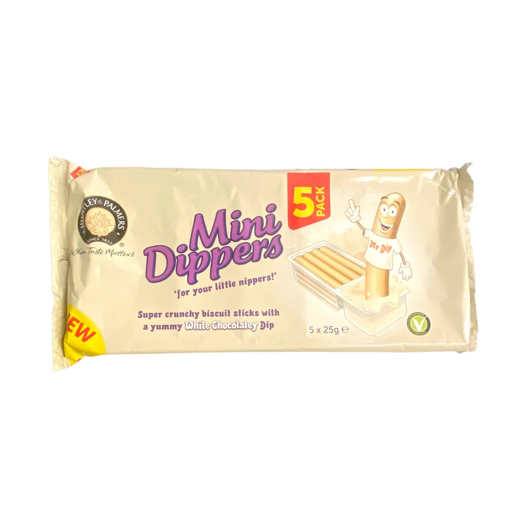 Huntley & Palmer White Chocolate Mini Dippers 125g