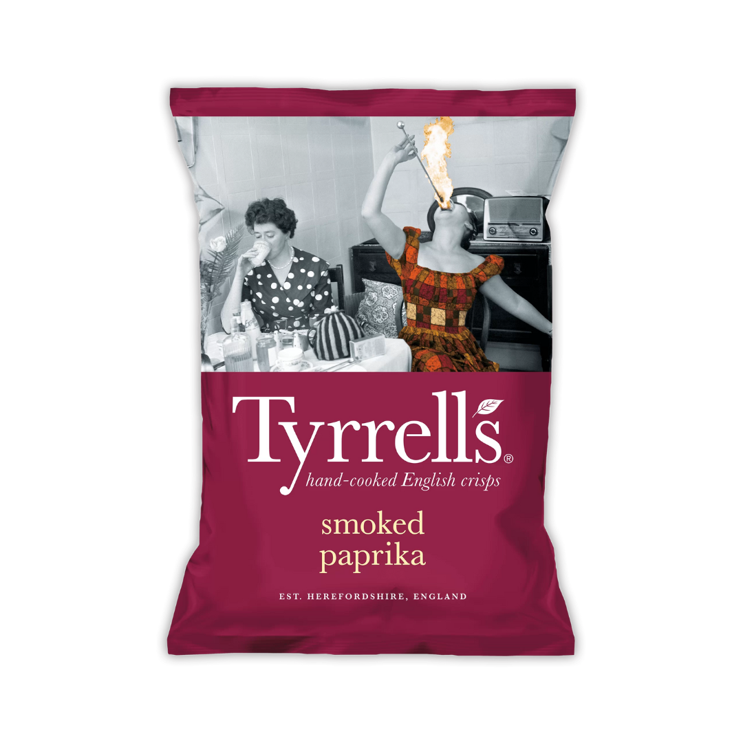 Tyrrells Smoked Paprika Crisps 150g Food Variety Tyrrells Smoked Paprika Crisps 150g Food Variety