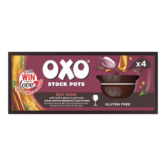 Oxo Stock Pots Red Wine 4 Packs 80g