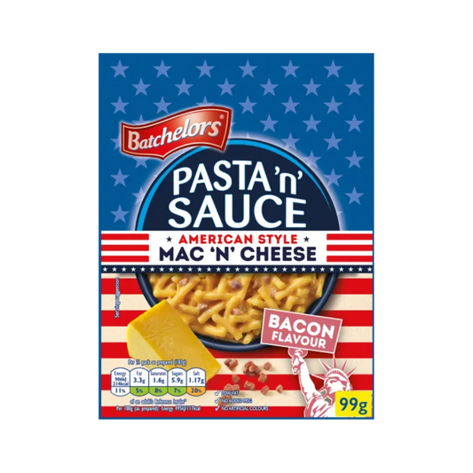 Batchelors American Style Mac & Cheese Bacon Flavour Pasta & Sauce 99g