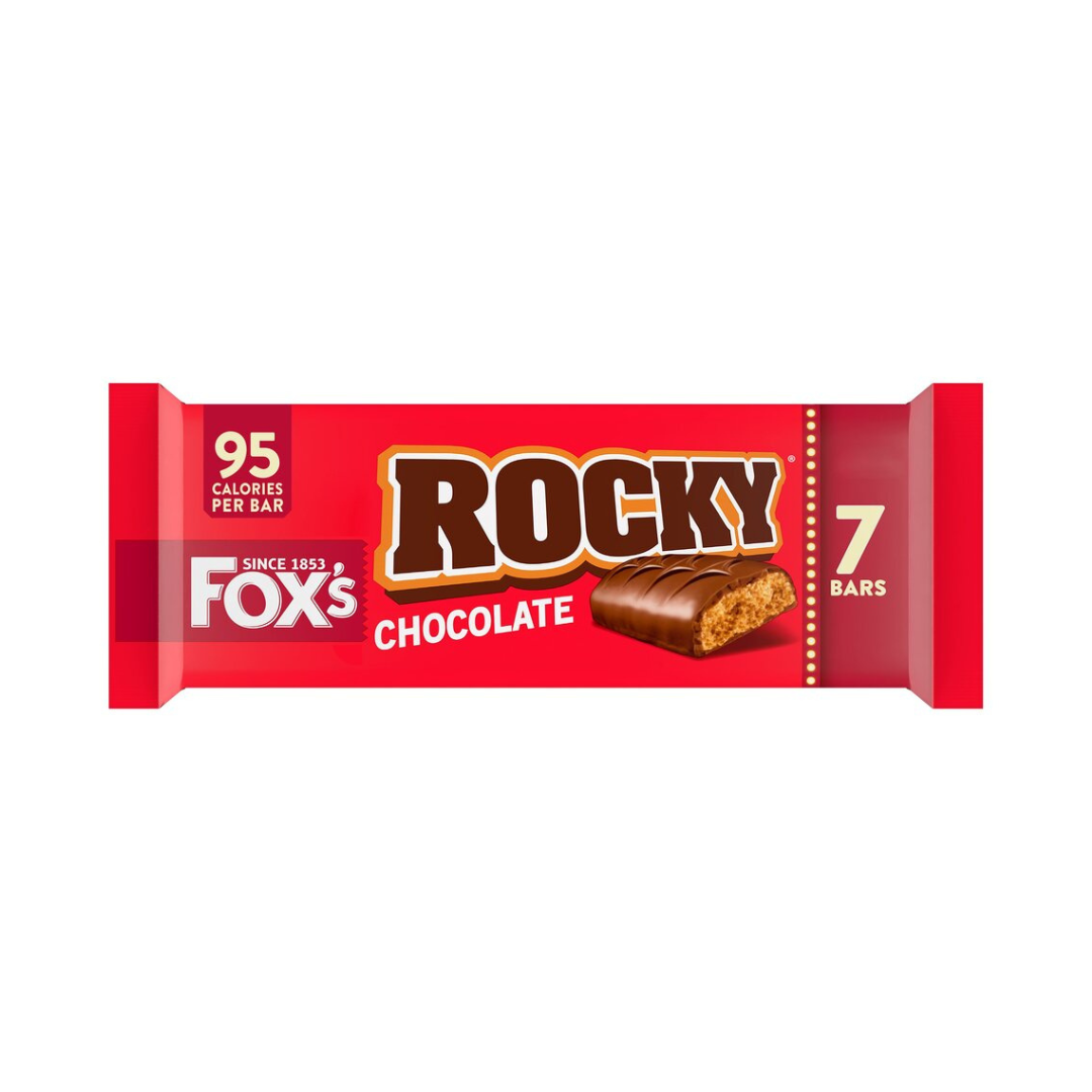 Fox's Rocky Chocolate Biscuit Bar 7 Pack 133G
