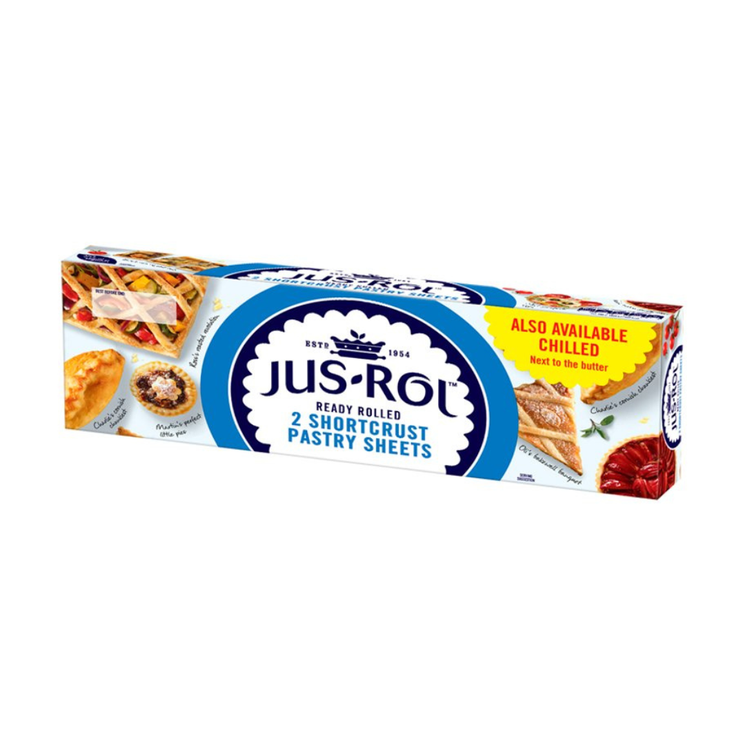 Jus-Rol Ready Rolled 2 Shortcrust Pastry Sheets 640g