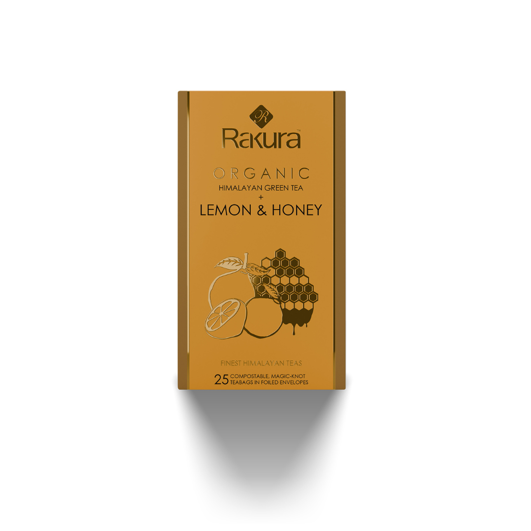 Rakura Himalayan Green Tea with Lemon & Honey 25 Tea Bags