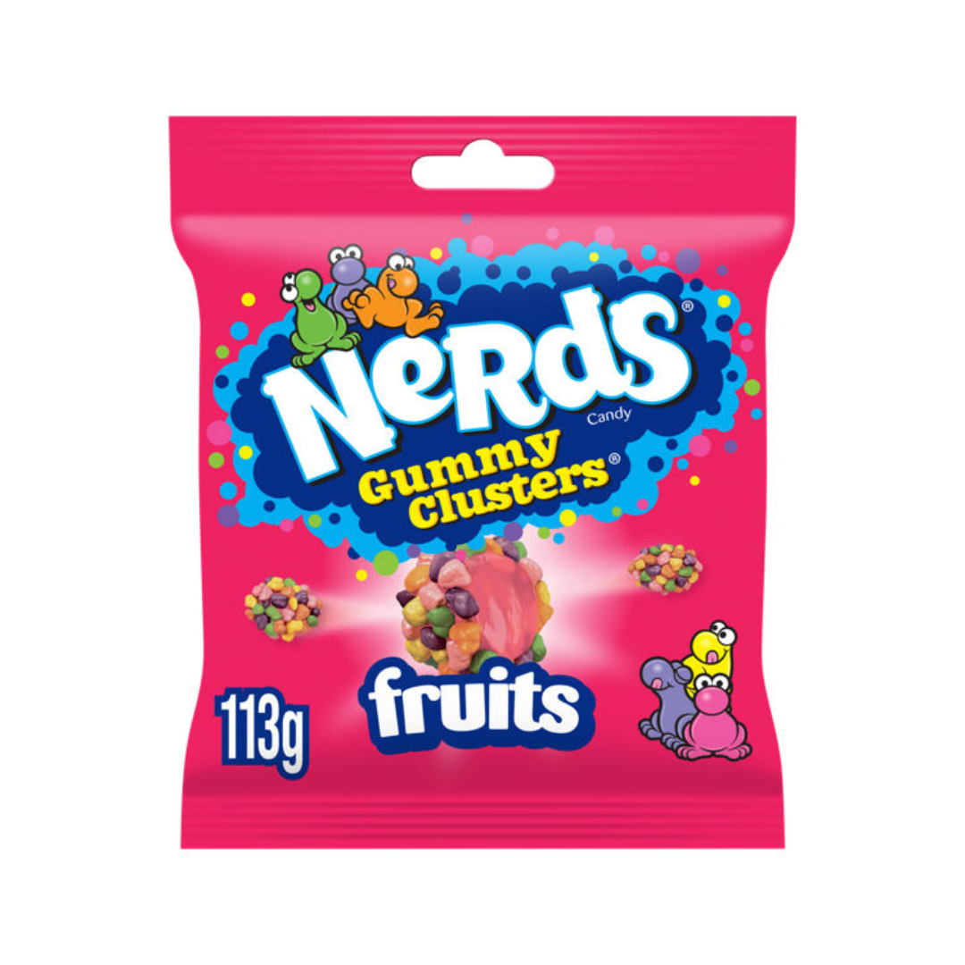 Nerds Gummy Clusters Fruit Flavour Candy 113g