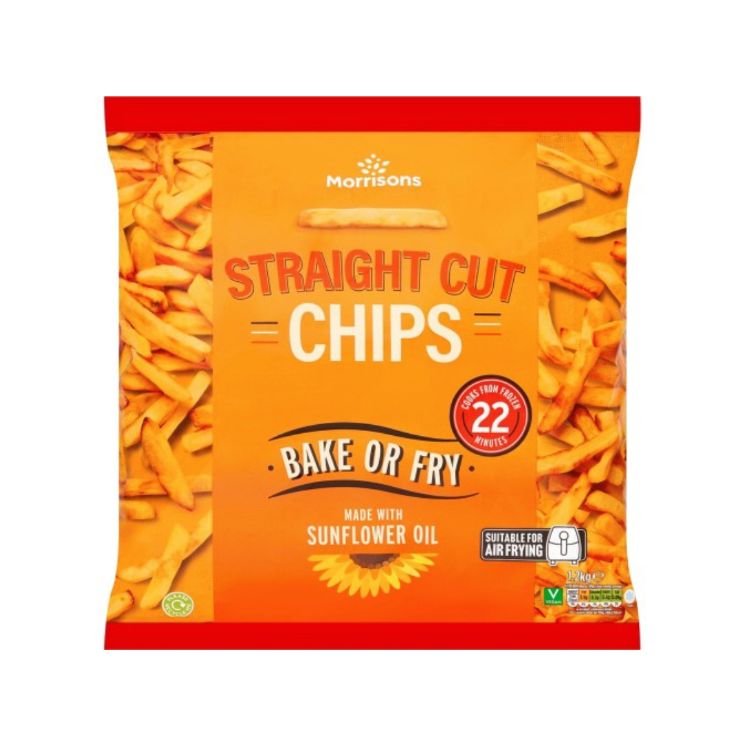 Morrisons Straight Cut Chips 1.2kg