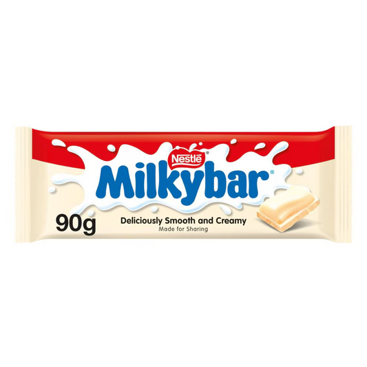 Nestlé Milkybar – Creamy White Chocolate Made for Sharing Bar  90g