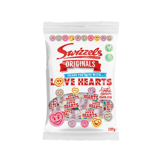Swizzels Kind Hearts Fruit Flavour Fizzy Sweets 127g