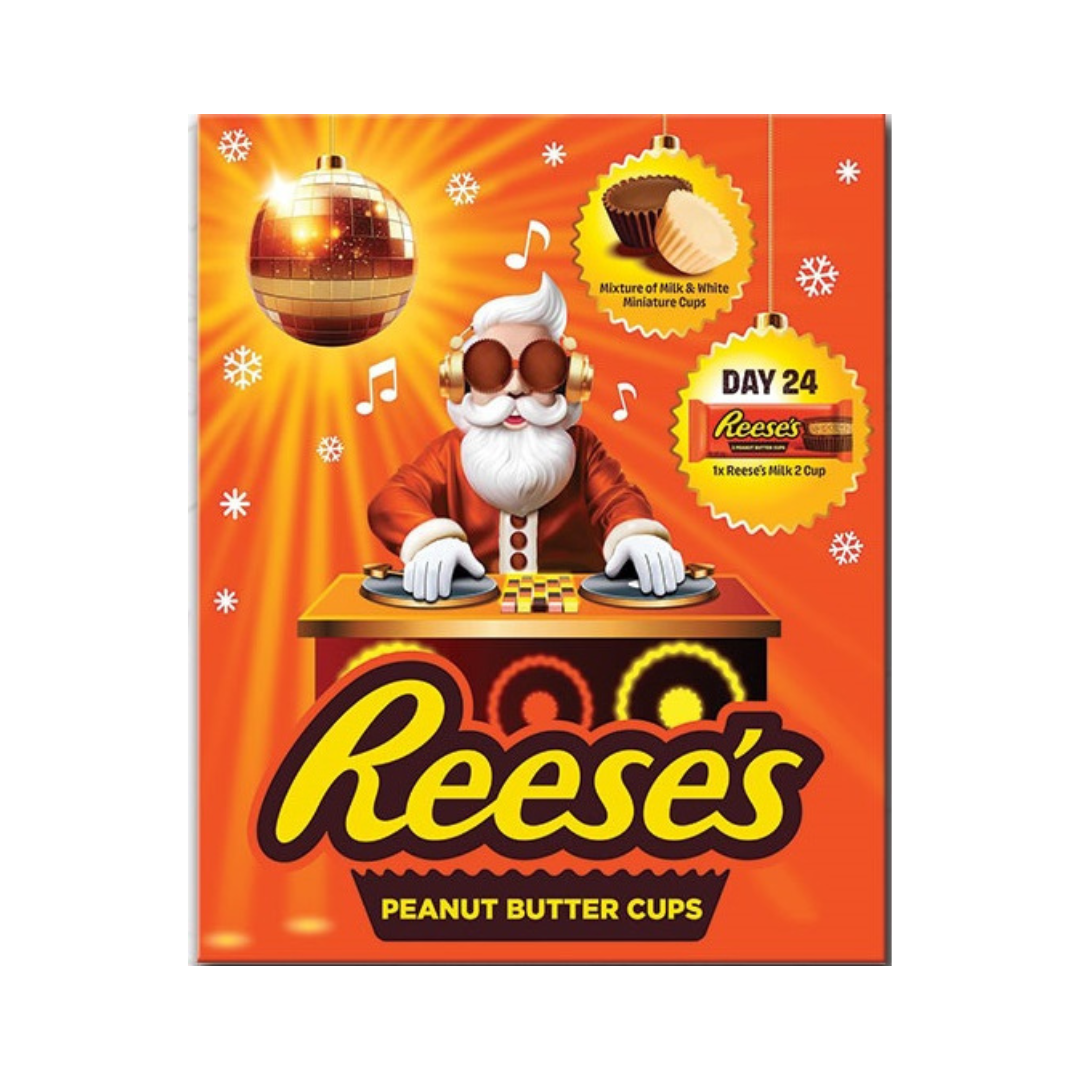 Reese's Peanut Butter Cups Milk & White Chocolate Advent Calendar 245g