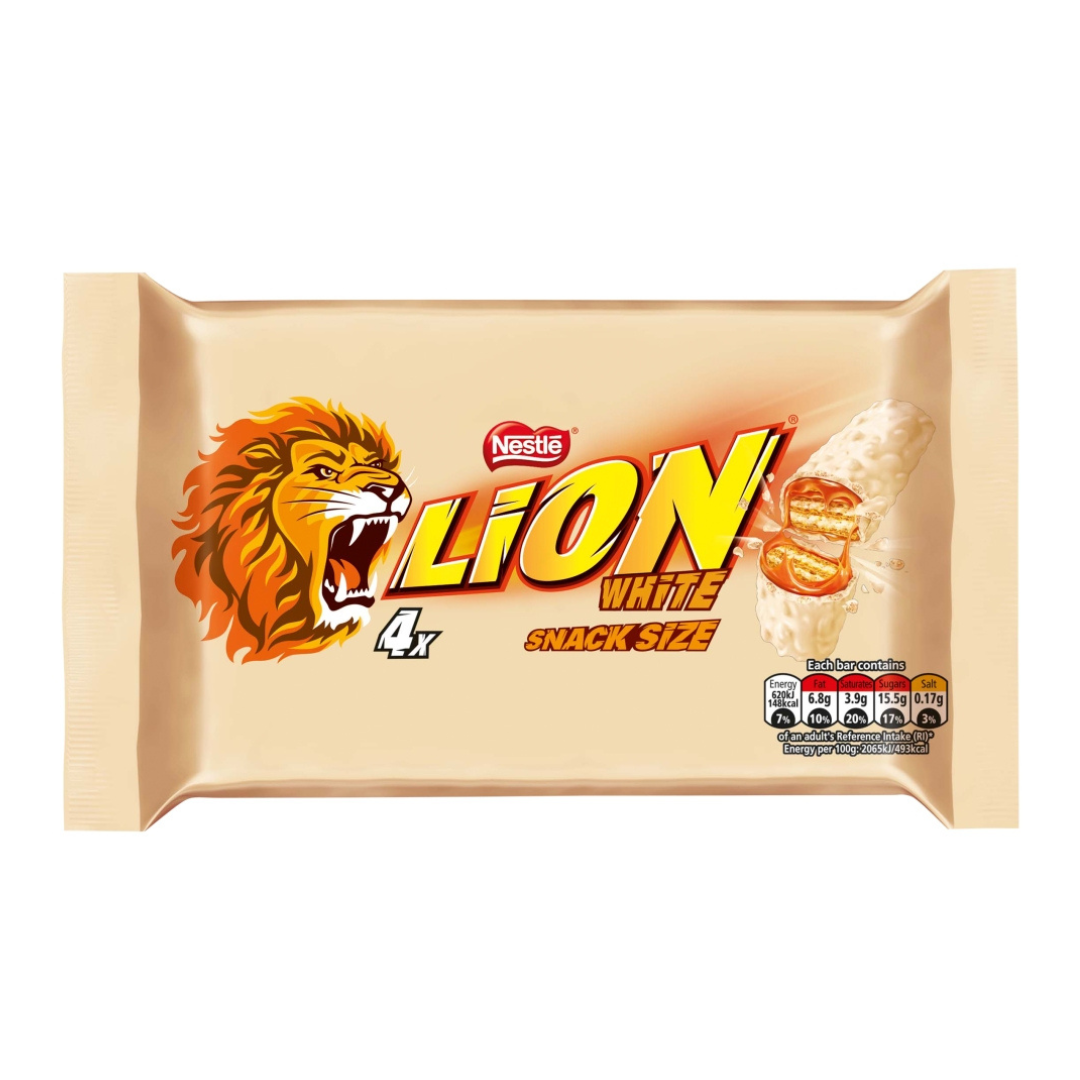 Nestle Lion White Snack Bar Multipack 4 x 30g