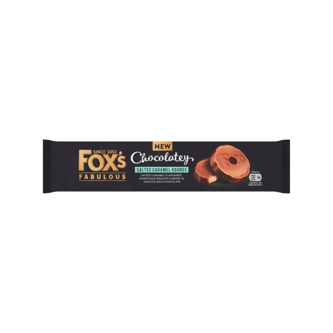 Fox's Salted Caramel Chocolatey Rounds 130G