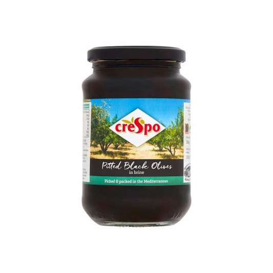 Crespo Pitted Black Olive in Brine 354g