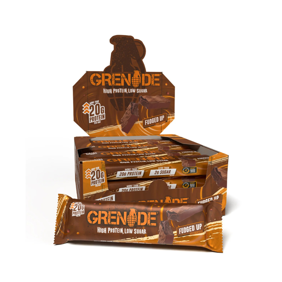 Grenade Carb Killa High Chocolate Protein Bar Fudged Flavor 12 Packs 720g