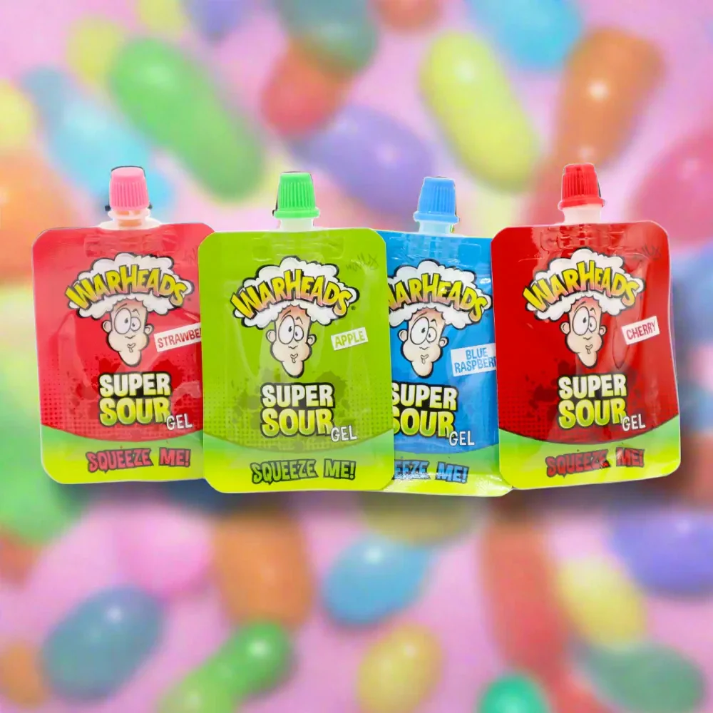Warheads Super Sour Gel 4 Flavors (4x20g)