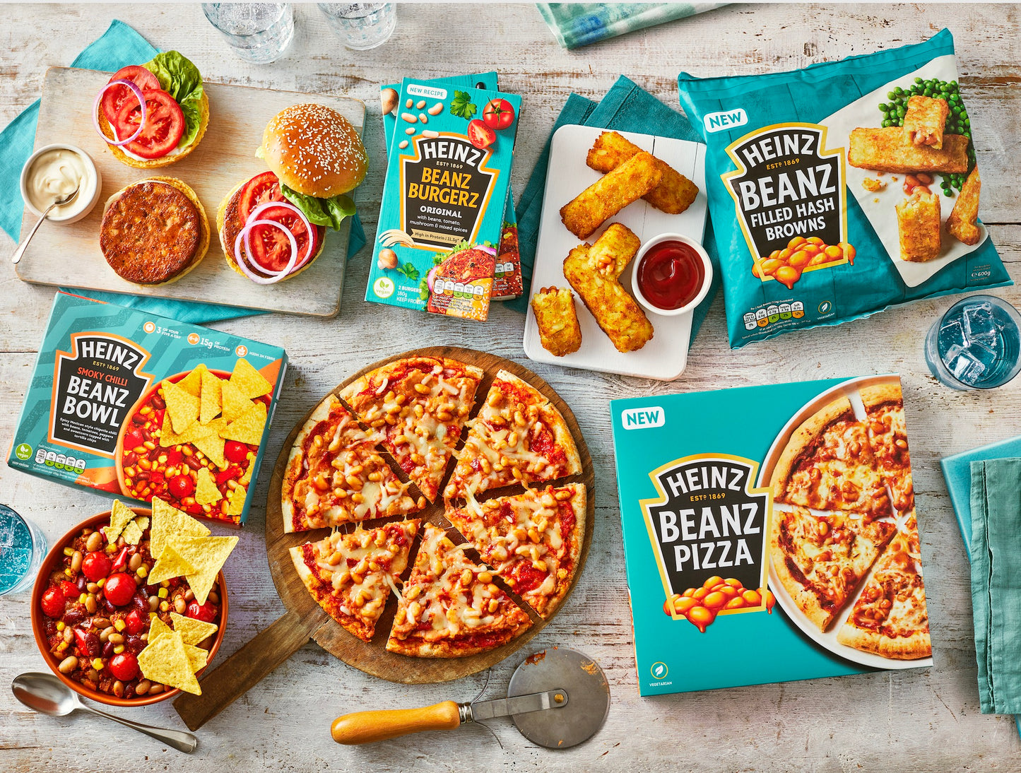 Heinz Baked Beanz Snap Pots 4 x 200g